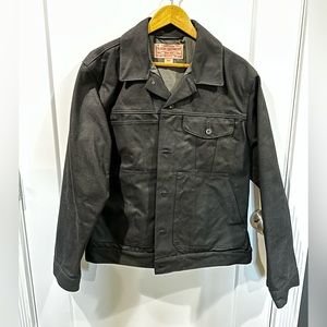 Filson Tin Cloth Short Lined Cruiser Jacker - Black - Large